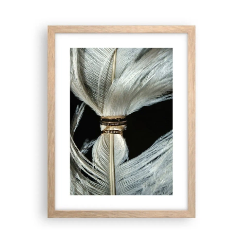 Affiche dans un chêne clair - Poster - ... et je ne te laisserai pas ... - 30x40 cm