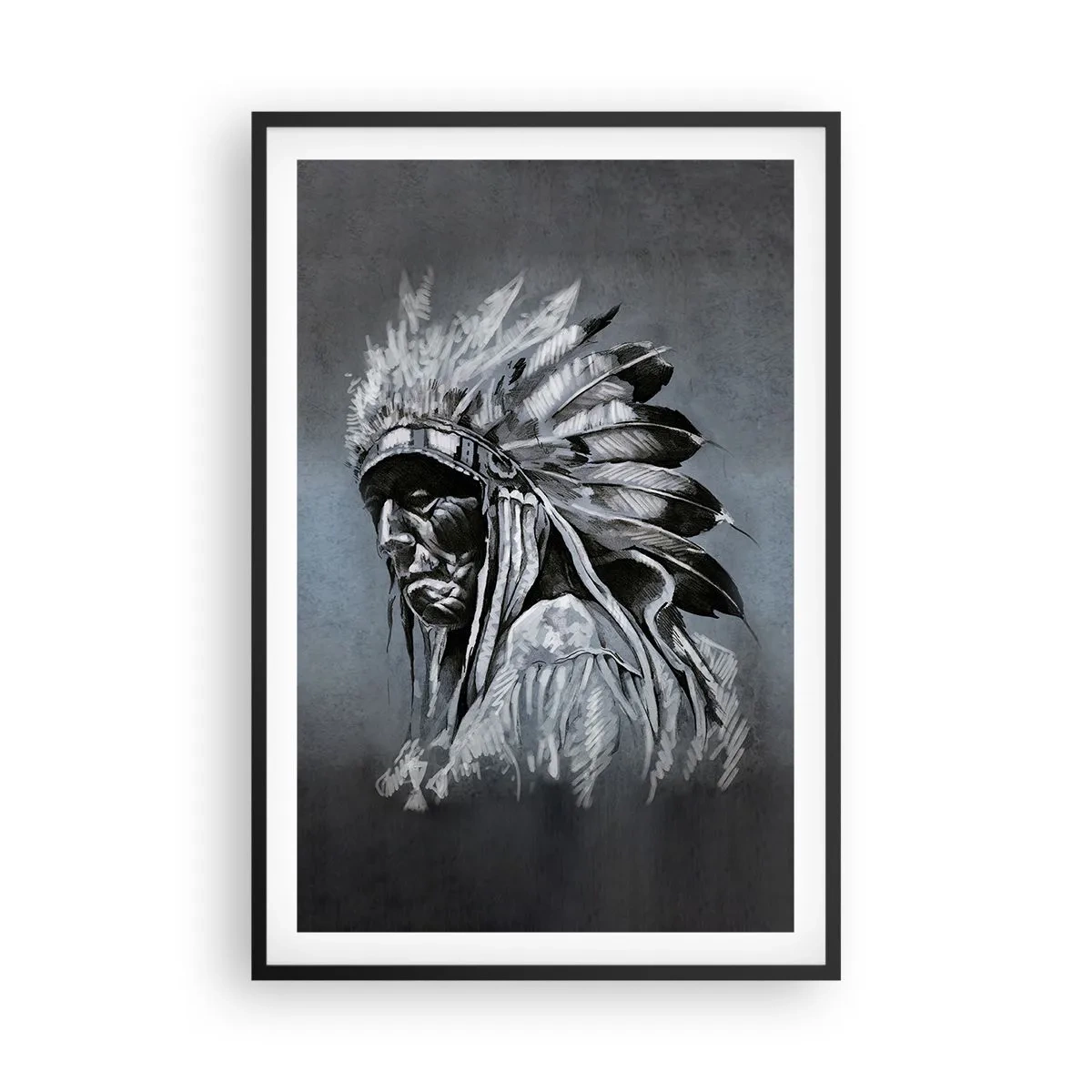 Affiche dans un cadre noir - Poster - Retour aux sources - 61x91 cm