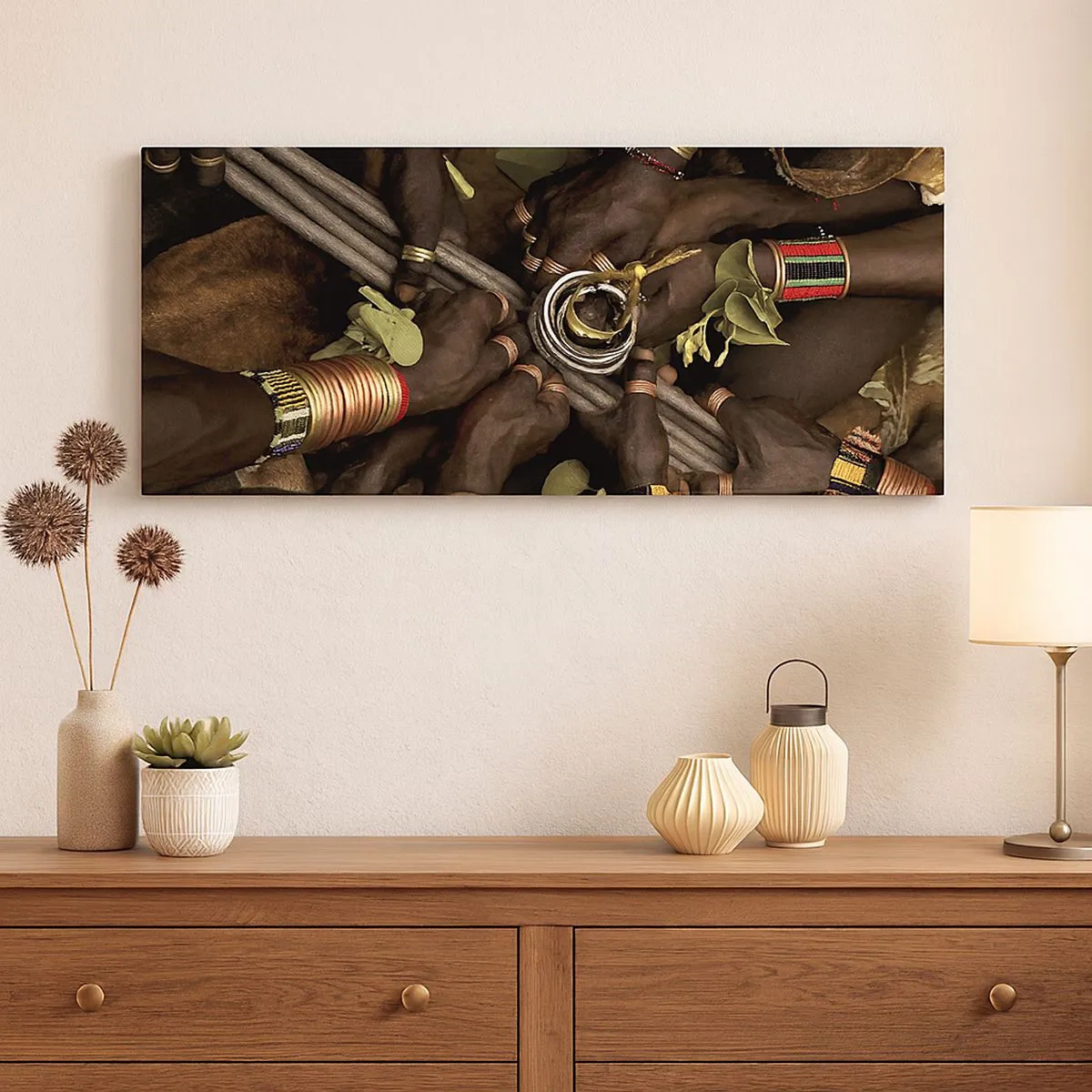 Impression sur toile - Image sur toile - Nous sommes ensemble - 100x40 cm