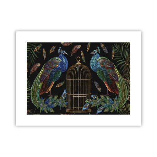 Affiche - Poster - En robes royales - 40x30 cm