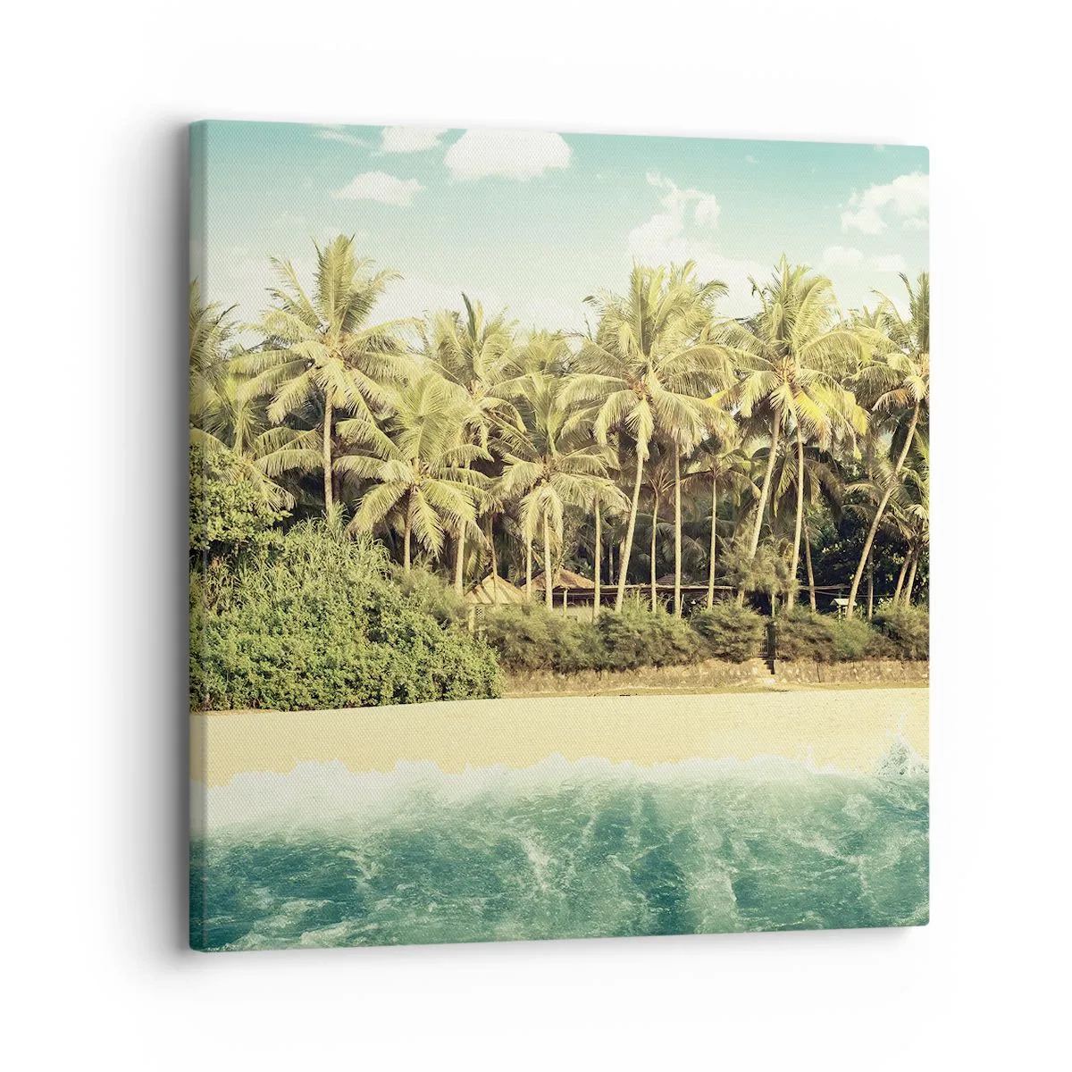 Impression sur toile - Image sur toile - Peut-être ici? - 30x30 cm