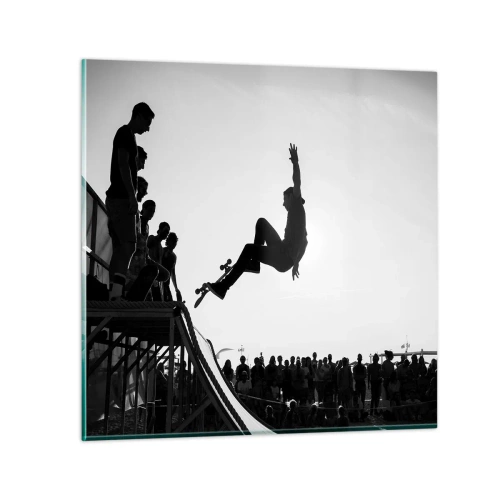 Impression sur verre - Image sur verre - Héros et spectateurs - 60x60 cm