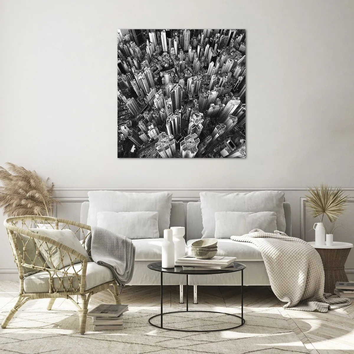 Impression sur verre - Image sur verre - Toujours de plus en plus haut - 30x30 cm