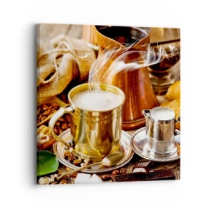 Impression sur toile - Image sur toile - Bonne journée! - 30x30 cm