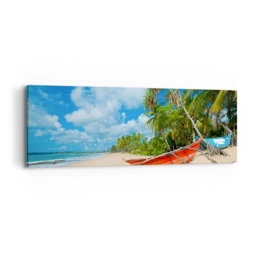 Impression sur toile - Image sur toile - Le charme des tropiques - 90x30 cm