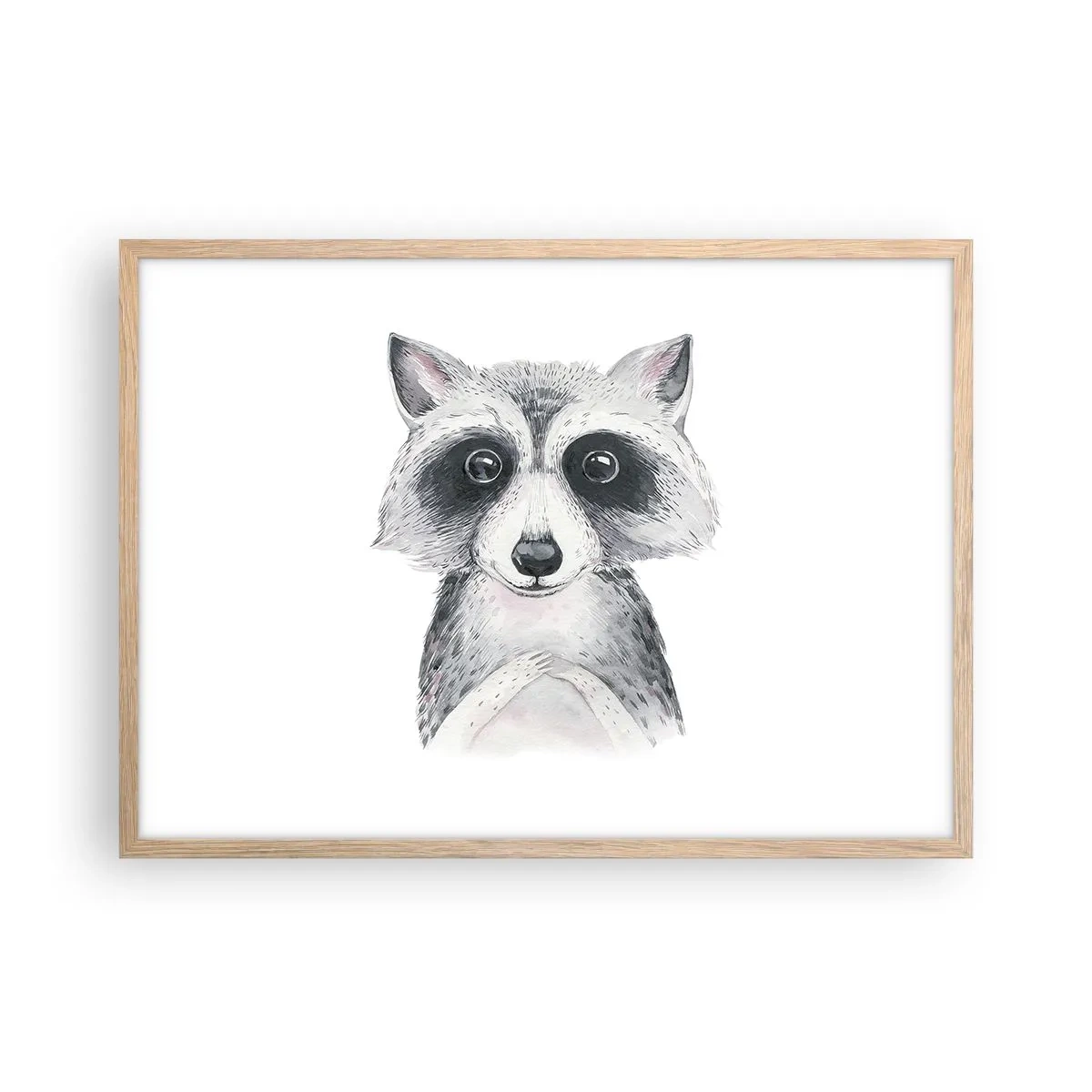 Affiche dans un chêne clair - Poster - Un moment pour s'émouvoir - 70x50 cm