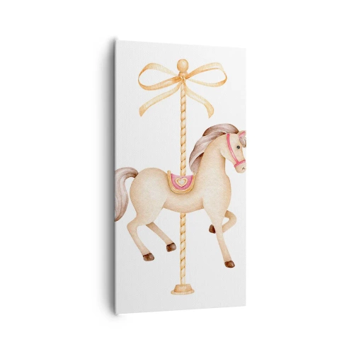 Impression sur toile - Image sur toile - Un trot gracieux - 65x120 cm