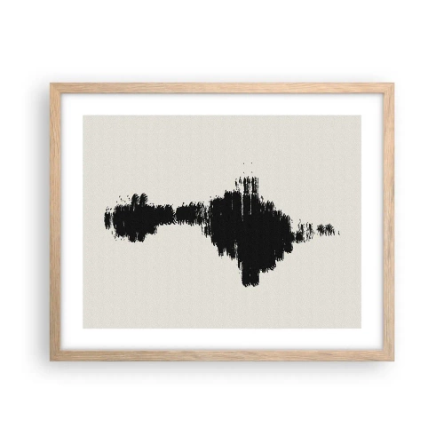 Affiche dans un chêne clair - Poster - Vibrations de l'imagination - 50x40 cm