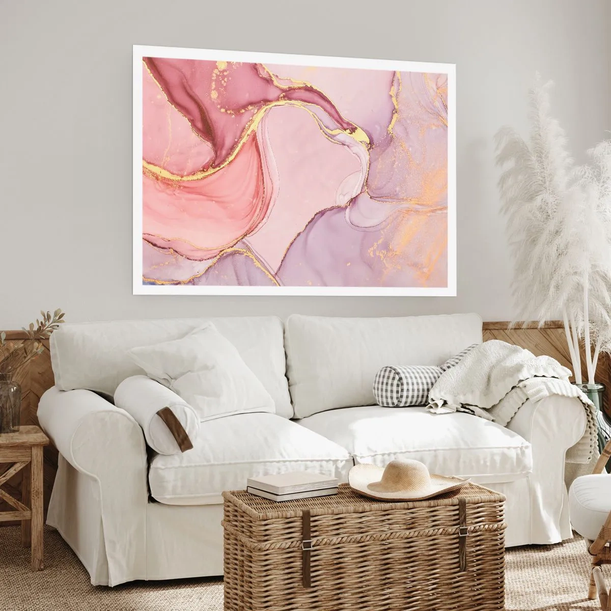 Affiche - Poster - Caresse de couleurs - 50x40 cm