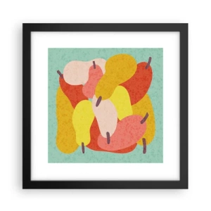 Affiche dans un cadre noir - Poster - Essayez le soleil d'été - 30x30 cm