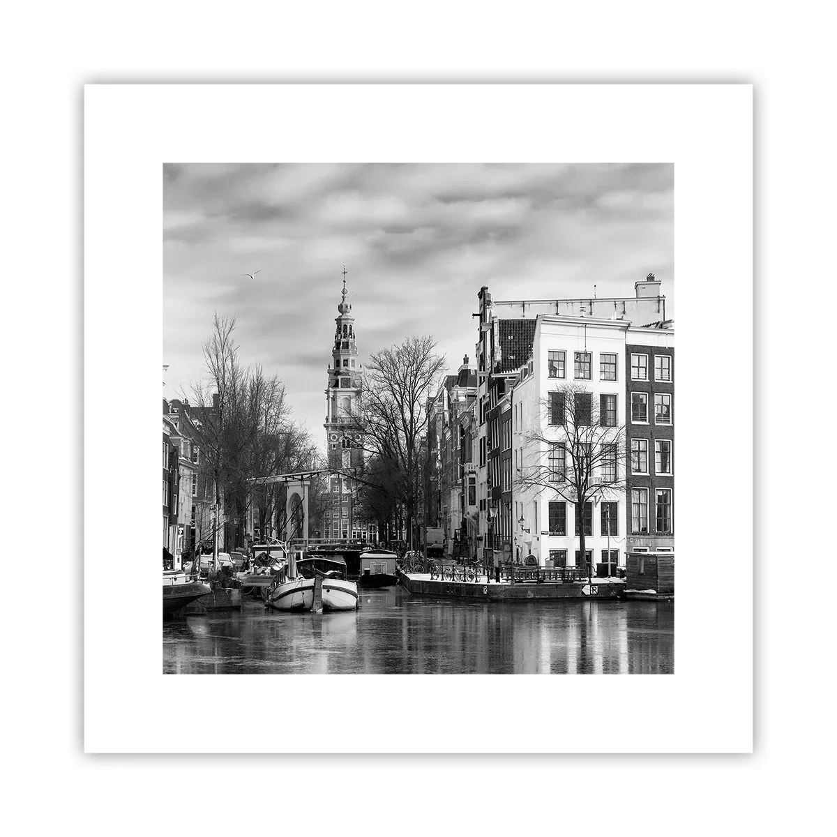 Affiche - Poster - Climat d'Amsterdam - 30x30 cm