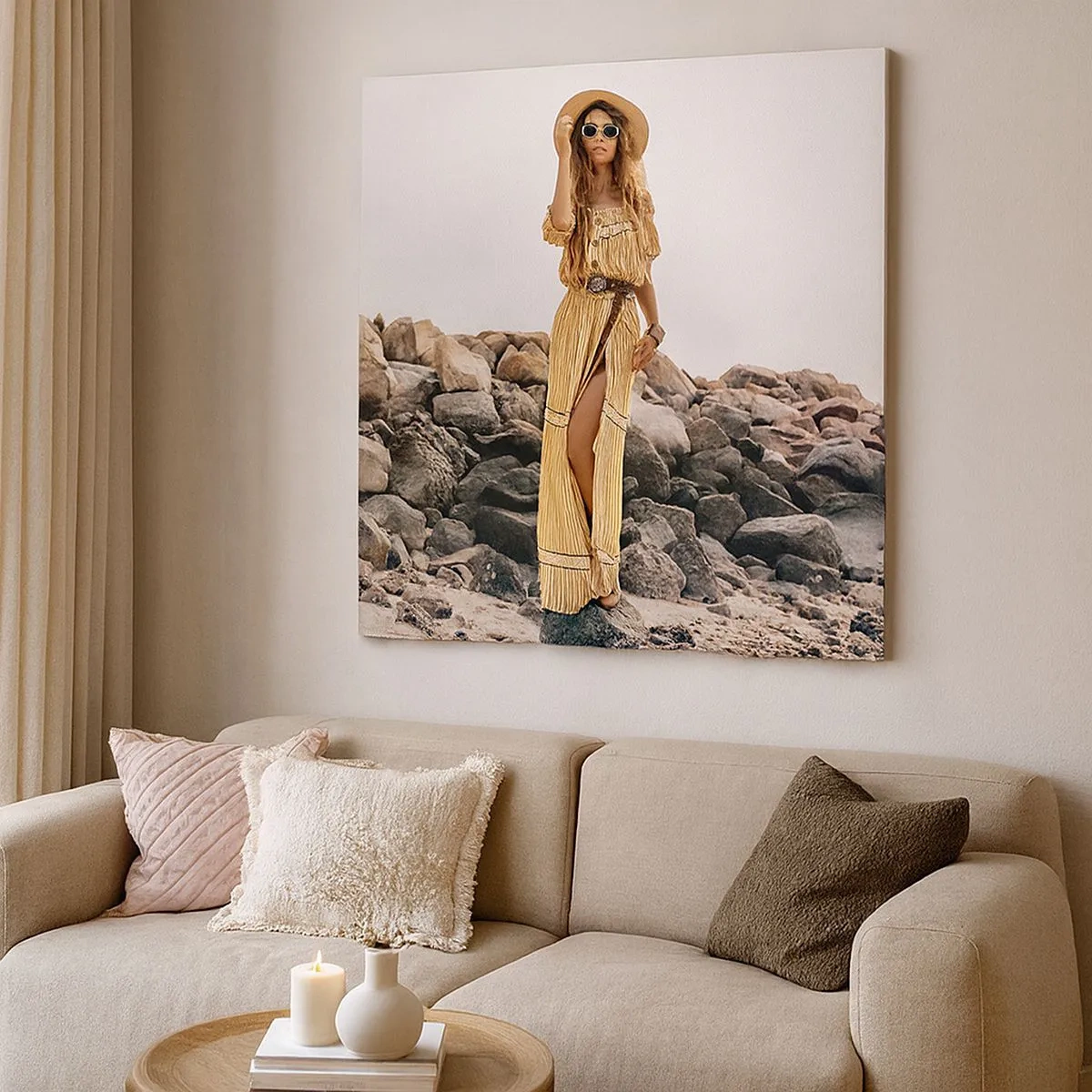 Impression sur toile - Image sur toile - La magie des pierres - 30x30 cm