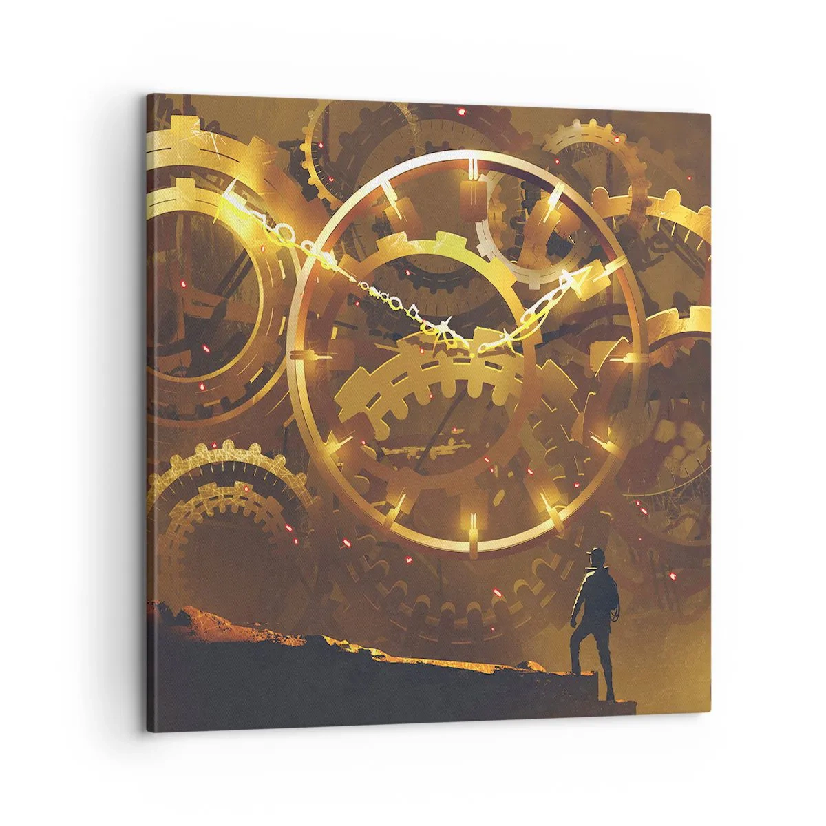 Impression sur toile - Image sur toile - À la source du temps - 60x60 cm