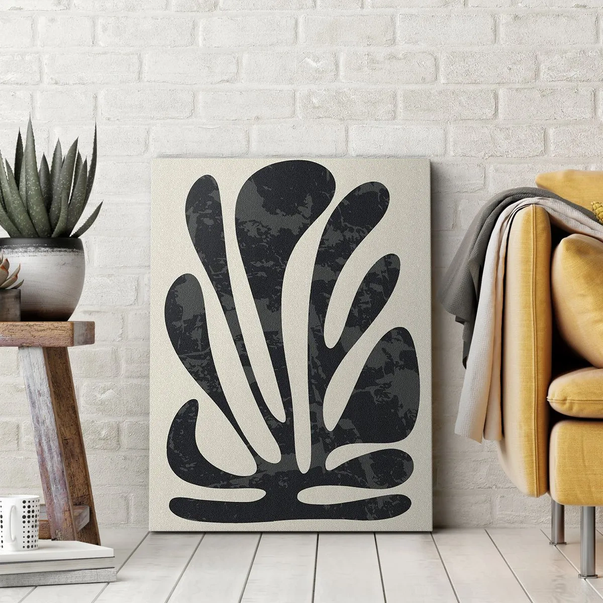 Impression sur toile - Image sur toile - Abstraction à plusieurs doigts - 70x100 cm