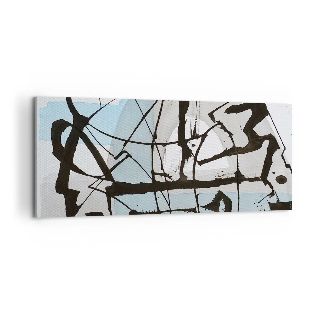 Impression sur toile - Image sur toile - Bleu malgré tout - 100x40 cm