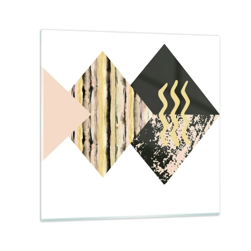 Impression sur verre - Image sur verre - Pas si simple - 40x40 cm