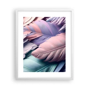 Affiche dans un cadre blanc - Poster - Oiseau chic - 40x50 cm