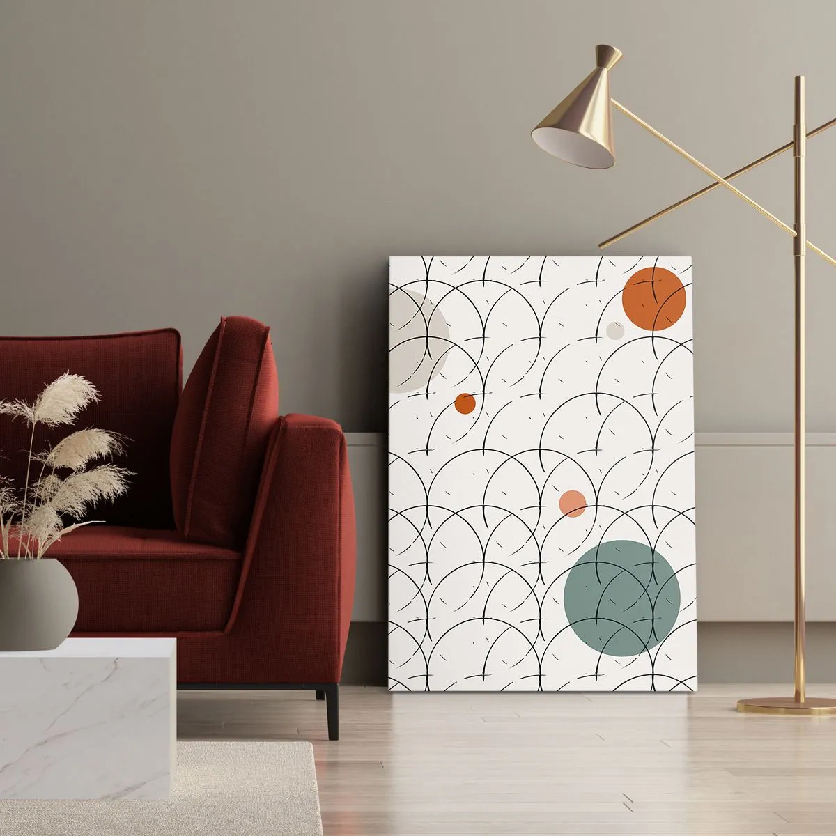 Impression sur toile - Image sur toile - Dans l'esprit pop art - 55x100 cm