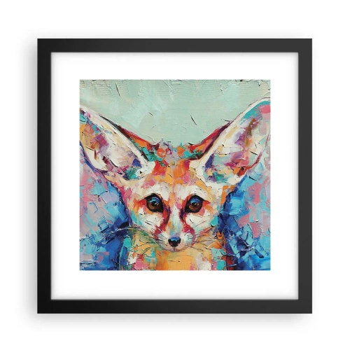 Affiche dans un cadre noir - Poster - Etes-vous prêts pour moi? - 30x30 cm