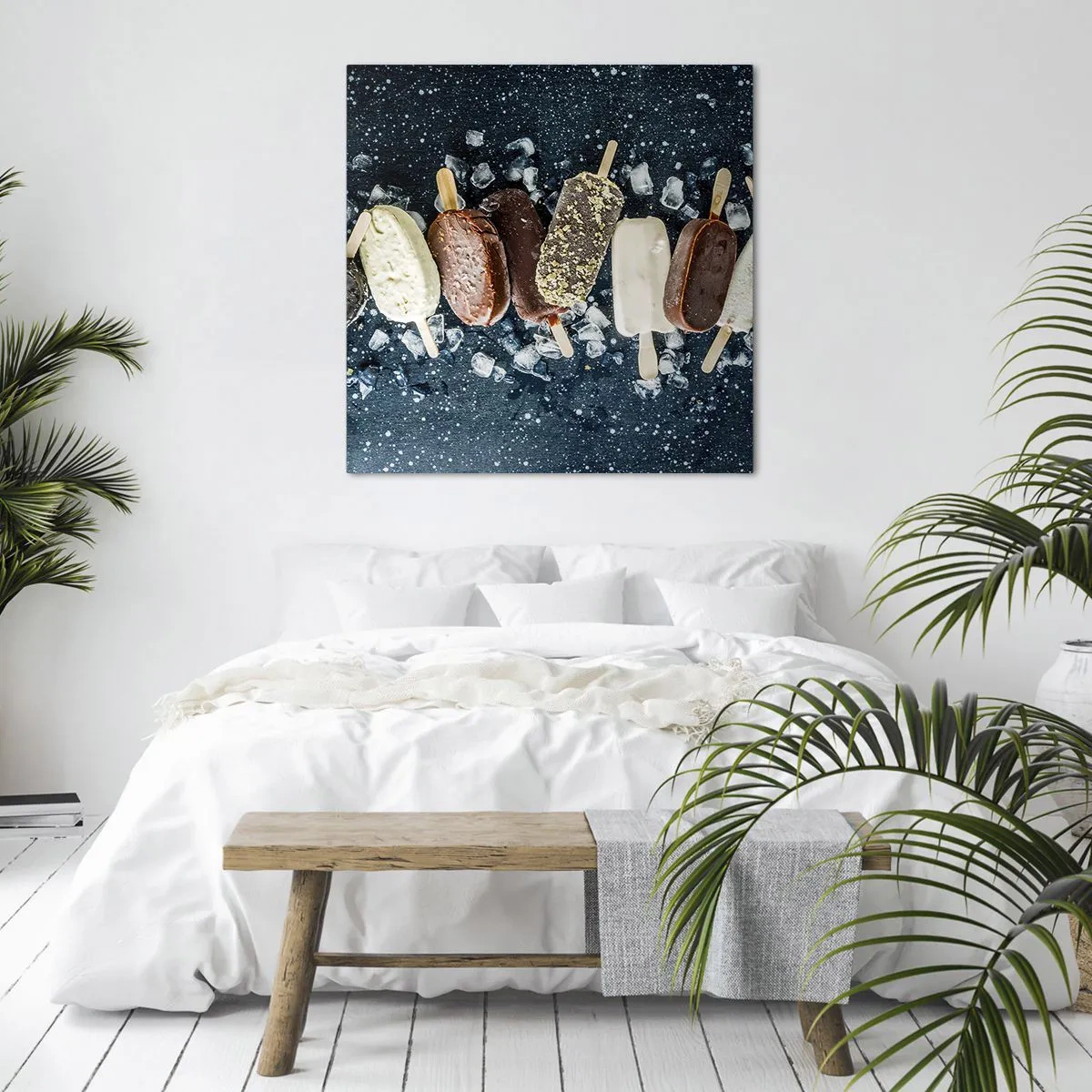 Impression sur toile - Image sur toile - Le goût de l'été chaud - 60x60 cm