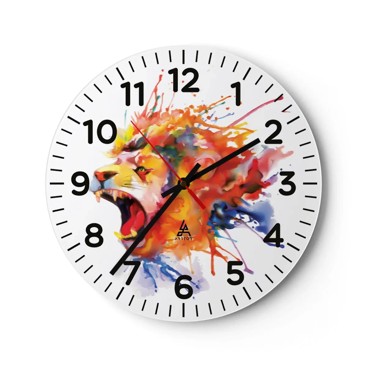 Horloge murale - Pendule murale - exploser de colère - 30x30 cm