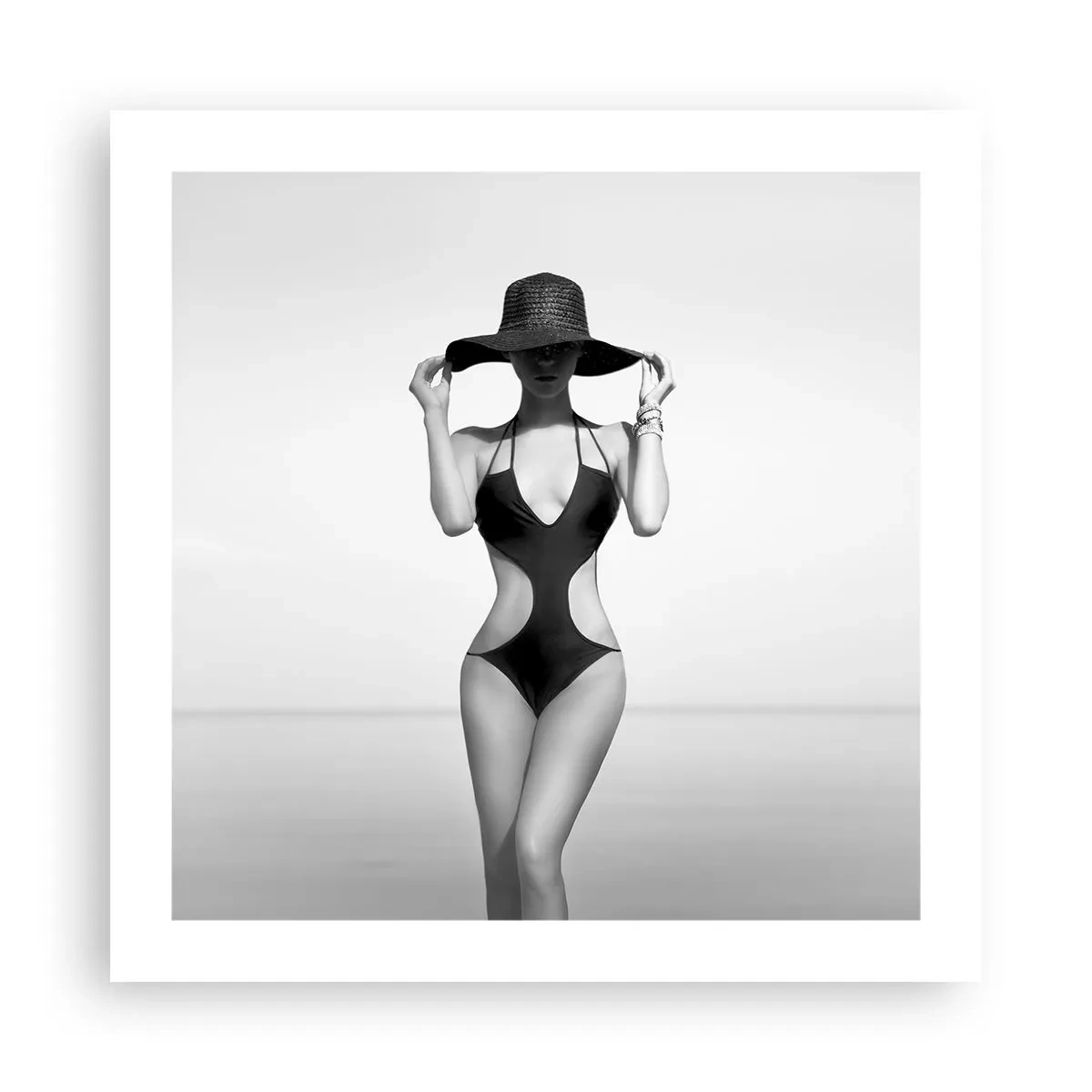Affiche - Poster - Mon prénom? Élégance - 50x50 cm