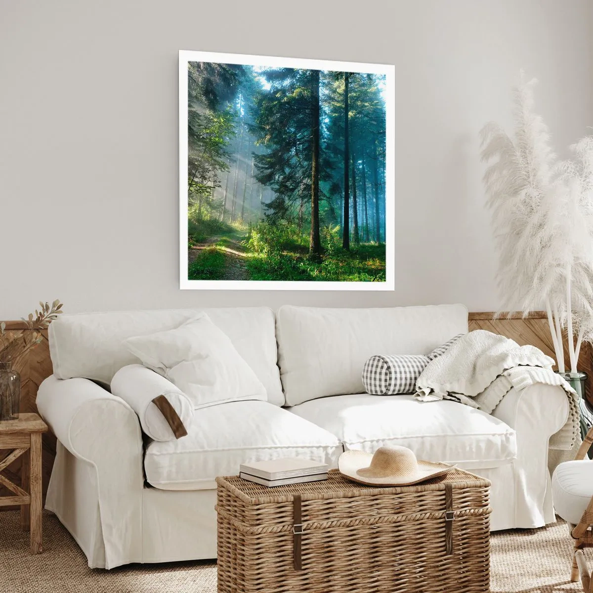 Affiche - Poster - Rayonnant le matin - 50x50 cm