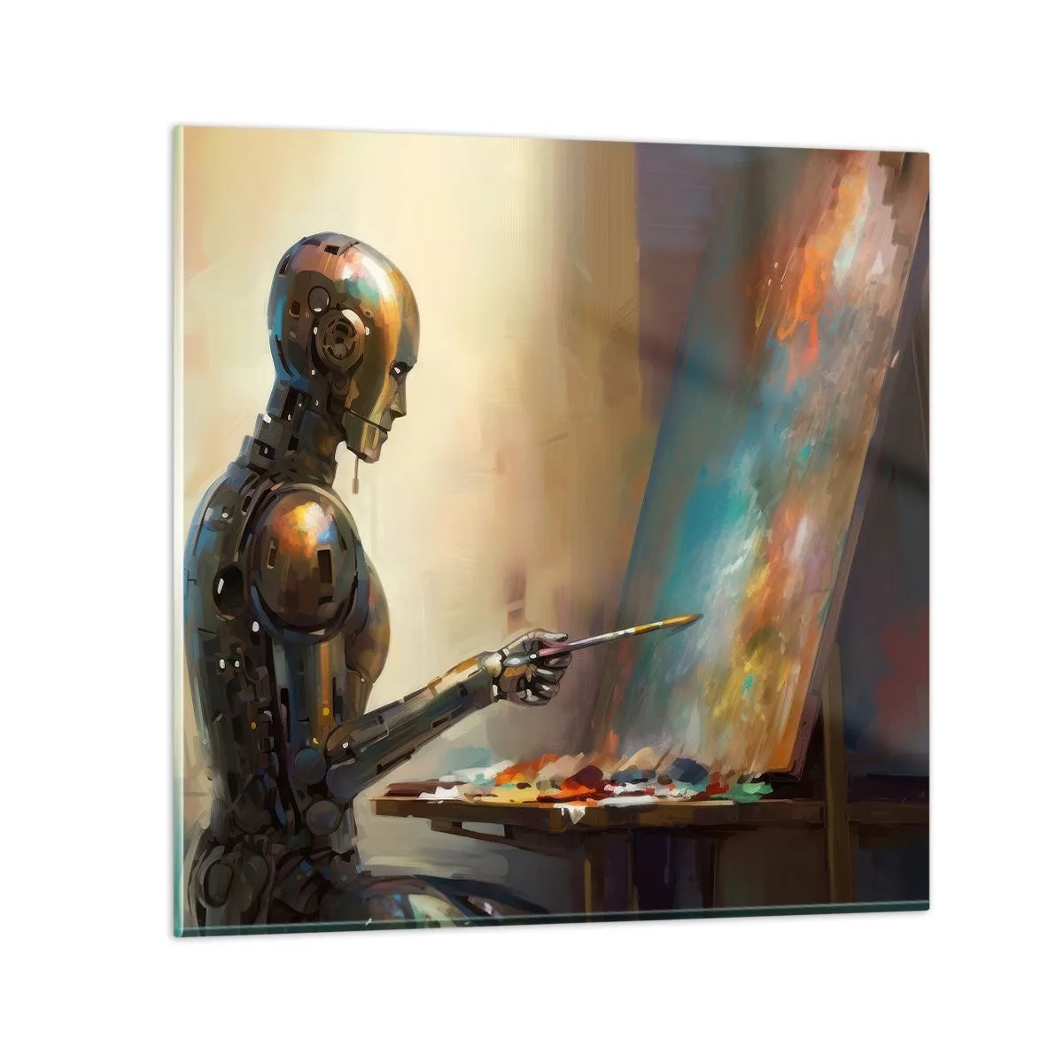 Impression sur verre - Image sur verre - L'art du futur - 50x50 cm