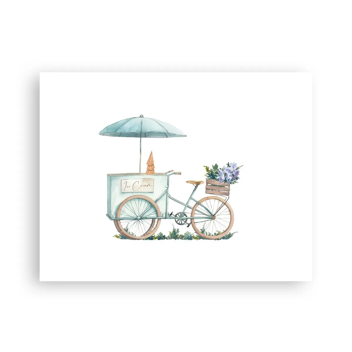 Affiche - Poster - Doux souvenir d'été - 40x30 cm