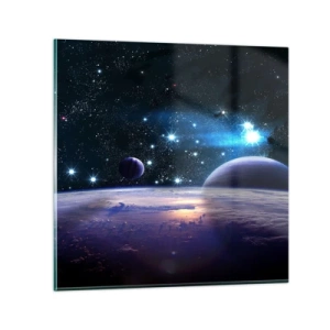 Impression sur verre - Image sur verre - Toujours seul? - 30x30 cm