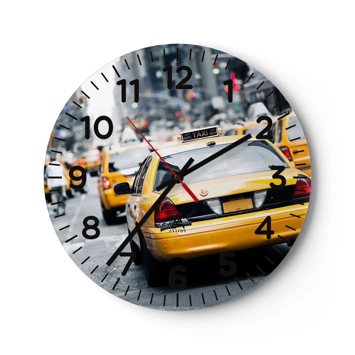 Horloge murale - Pendule murale - Seulement dans cette ville - 40x40 cm