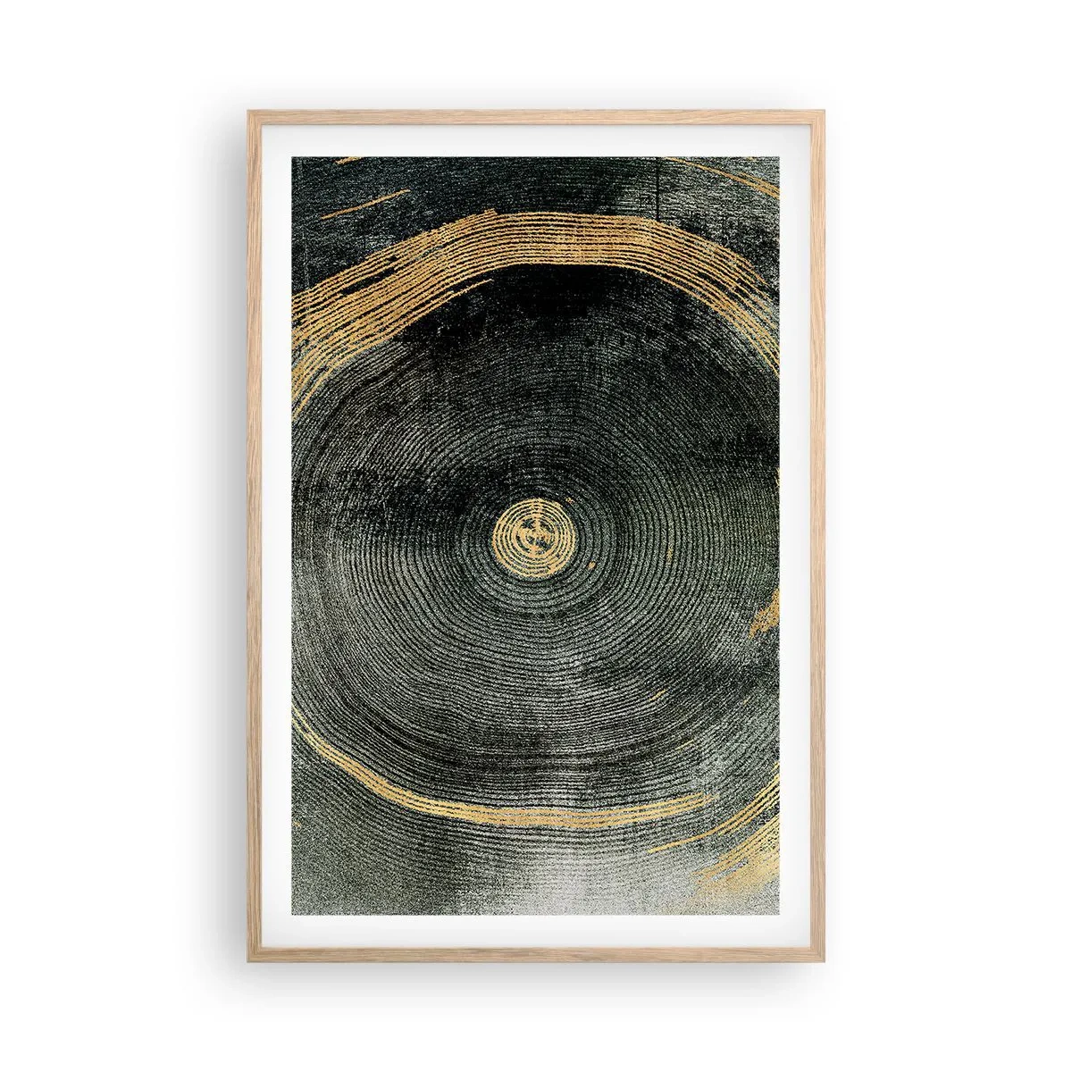 Affiche dans un chêne clair - Poster - Changement et persistance - 61x91 cm