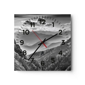Horloge murale - Pendule murale - Jusqu'à l'horizon - 40x40 cm