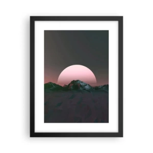 Affiche dans un cadre noir - Poster - Dans une galaxie voisine - 30x40 cm
