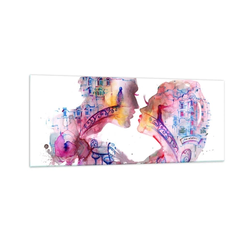 Impression sur verre - Image sur verre - Le pont secret des soupirs - 100x40 cm