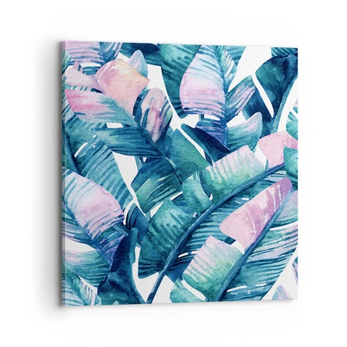 Impression sur toile - Image sur toile - Dans une bananeraie - 70x70 cm