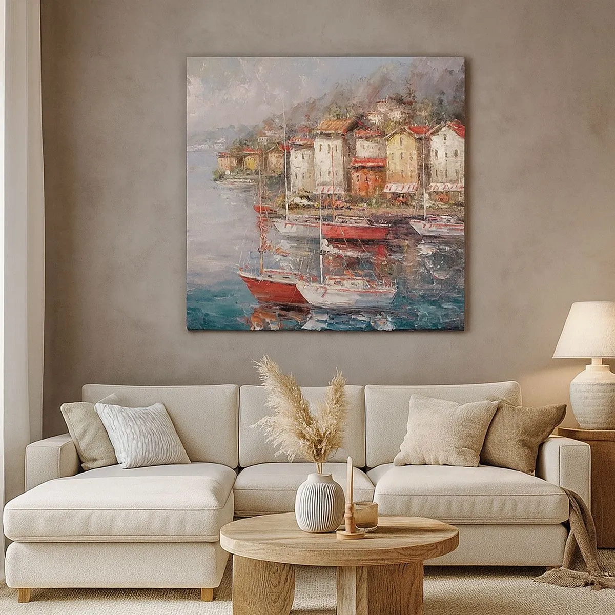 Impression sur toile - Image sur toile - Havre romantique - 30x30 cm