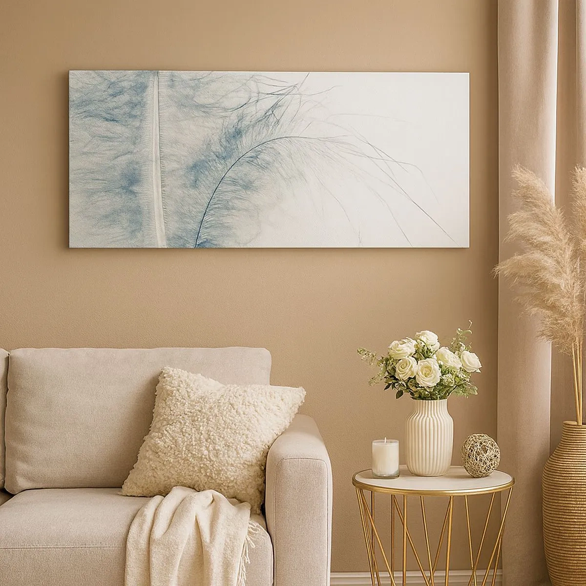 Impression sur toile - Image sur toile - Les sept natures - 100x40 cm