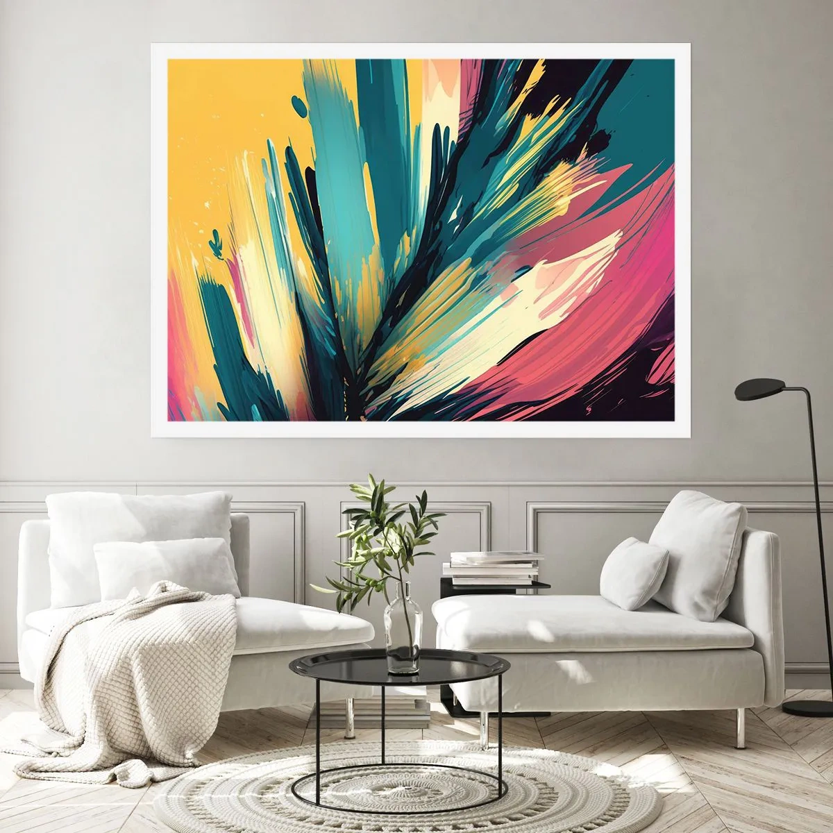 Affiche - Poster - Composition – une explosion de joie - 91x61 cm