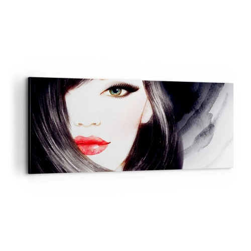 Impression sur toile - Image sur toile - Aspect saphir - 100x40 cm