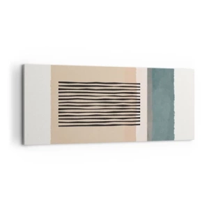 Impression sur toile - Image sur toile - Tout est en ordre - 100x40 cm