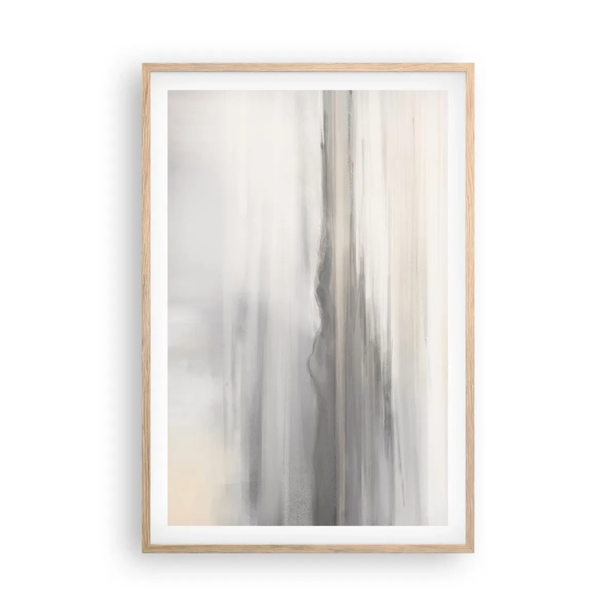 Affiche dans un chêne clair - Poster - Distance réfléchie - 61x91 cm