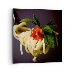 Impression sur toile - Image sur toile - Une bouchée savoureuse - 70x70 cm