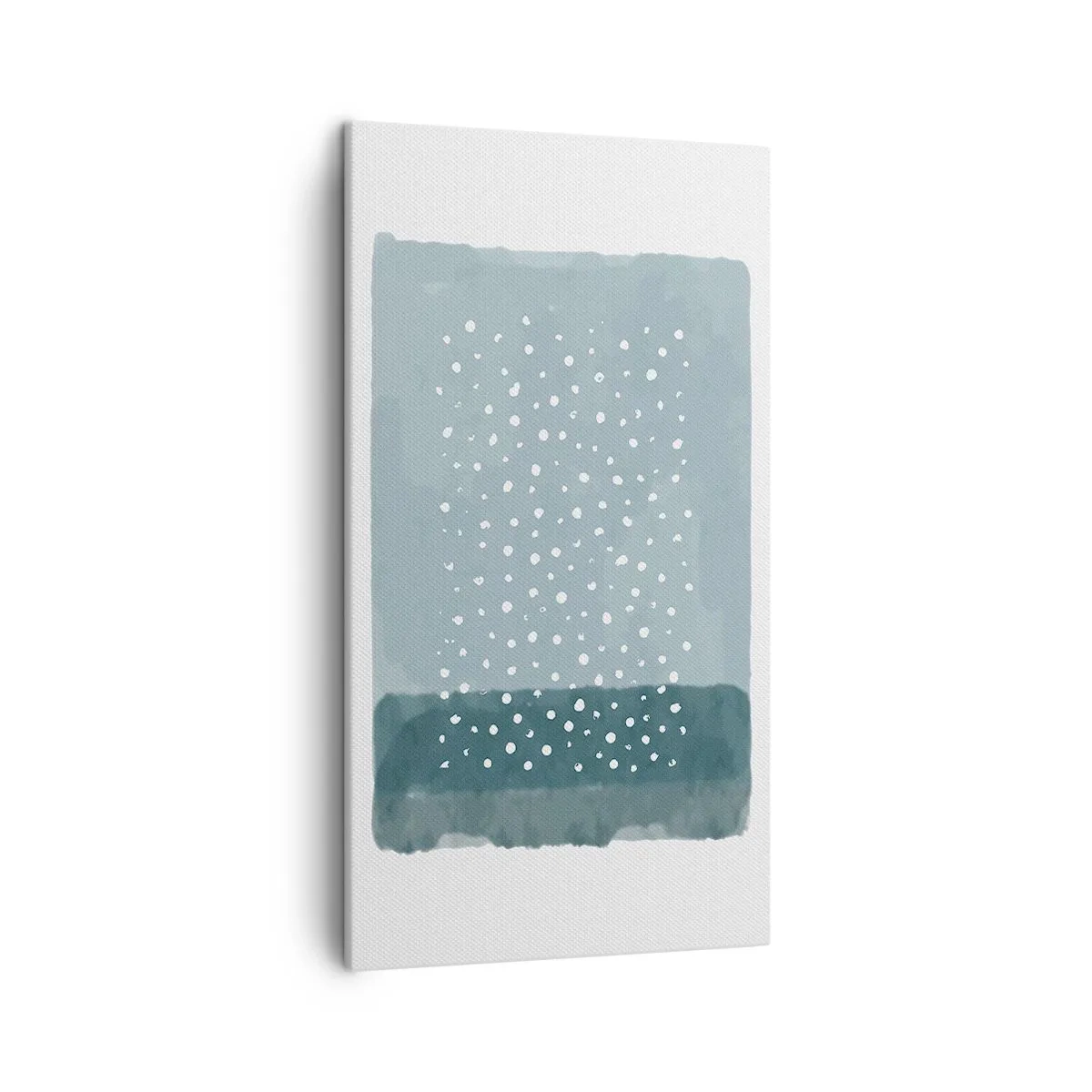 Impression sur toile - Image sur toile - Évolution de bleus - 45x80 cm