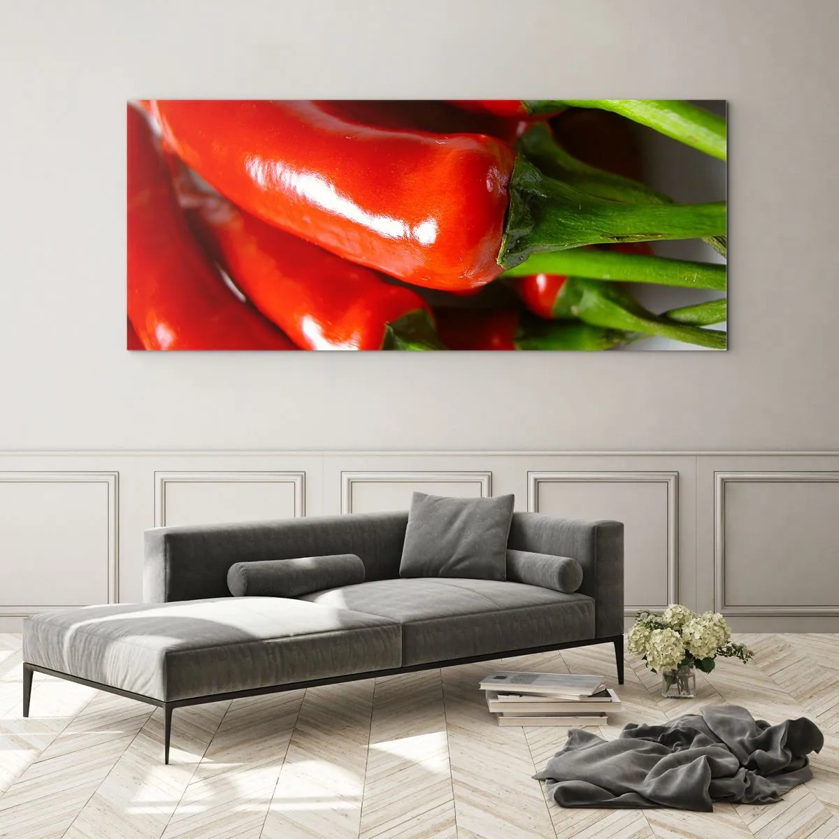 Impression sur verre - Image sur verre - Juteux, brillant, lisse - 90x30 cm