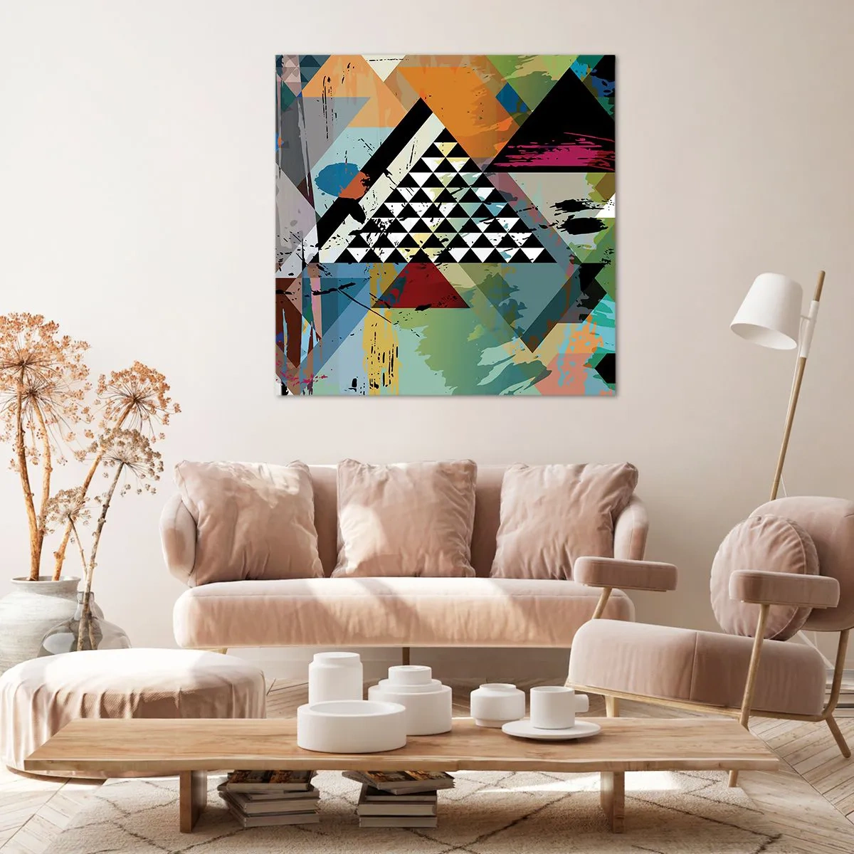 Impression sur toile - Image sur toile - Comme c'est facile - 70x70 cm