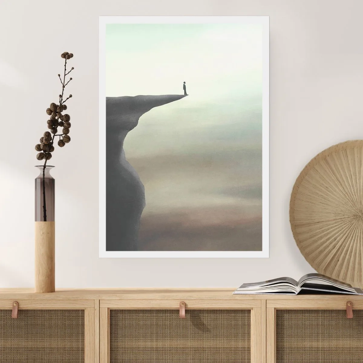 Affiche - Poster - Tout en haut, bien entendu! - 61x91 cm