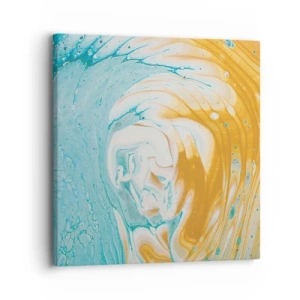 Impression sur toile - Image sur toile - Tourbillon pastel - 30x30 cm