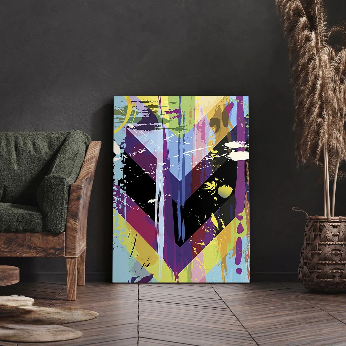 Impression sur toile - Image sur toile - De haut en bas - 55x100 cm