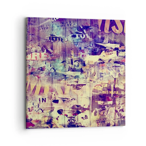 Impression sur toile - Image sur toile - Et c'est tout ce qu'il y a à faire - 70x70 cm